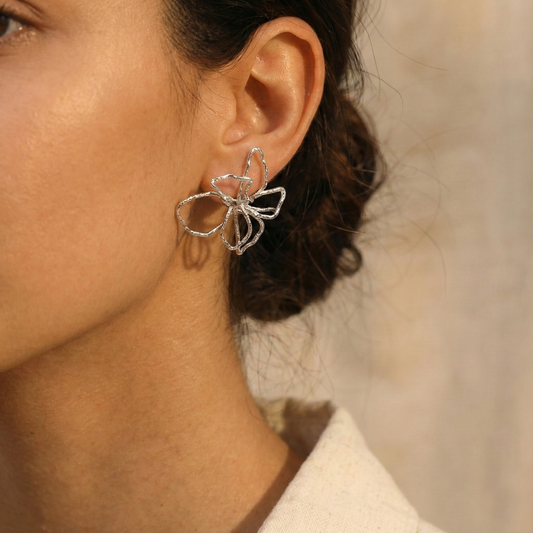 PENDIENTES FLOWER THREAD