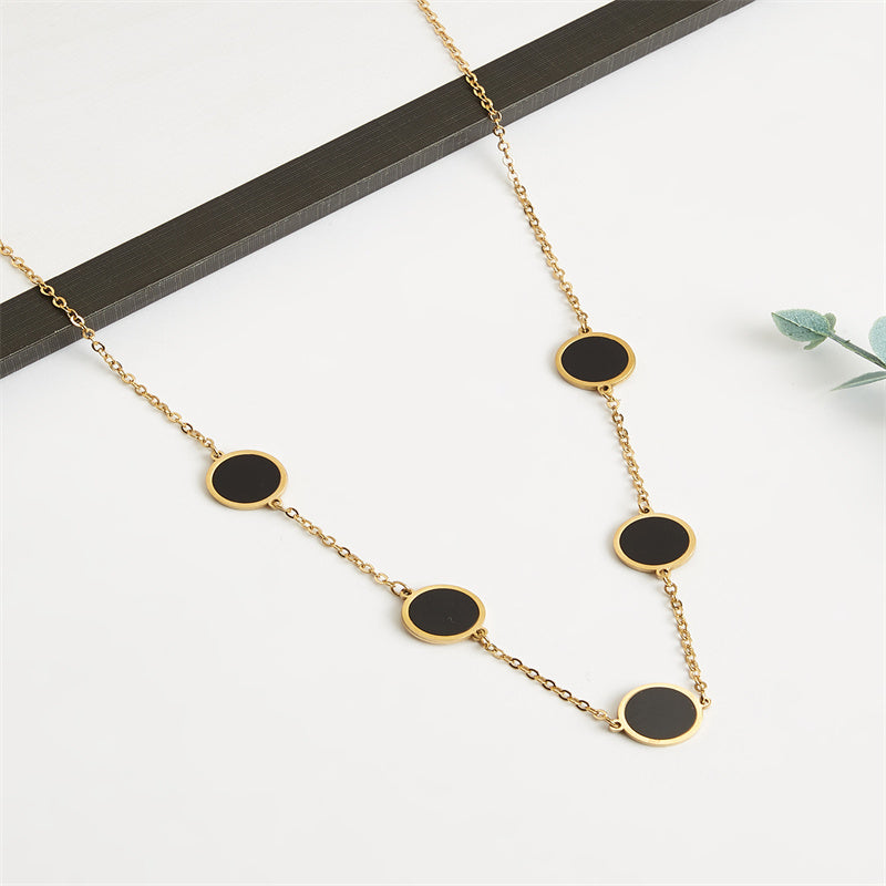 COLGANTE, PENDIENTES & PULSERA ESFEBLACK