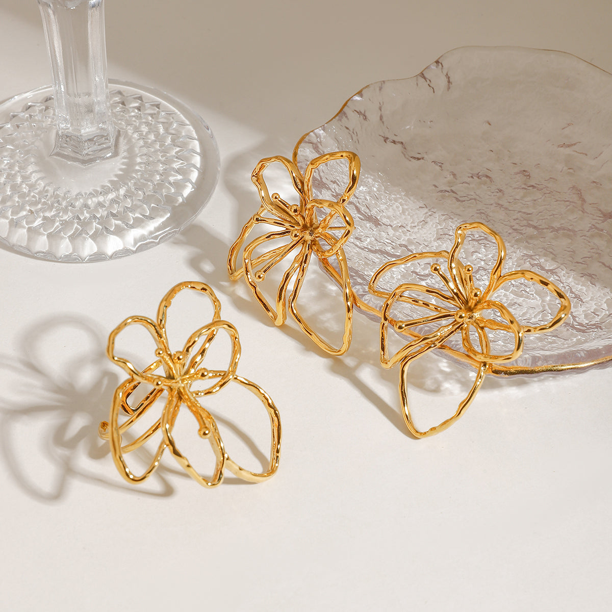 PENDIENTES FLOWER THREAD