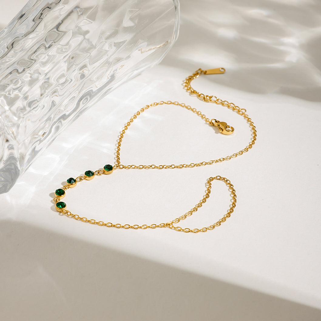 PULSERA GREEN RUBY