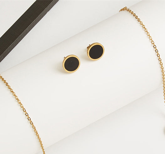 COLGANTE, PENDIENTES & PULSERA ESFEBLACK