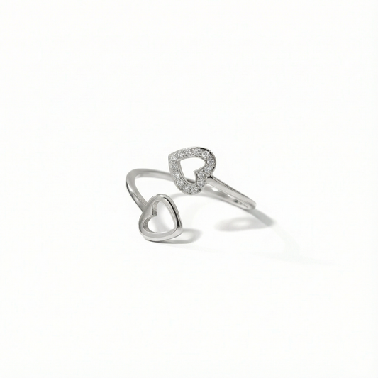 ANILLO DOUBLE HEART