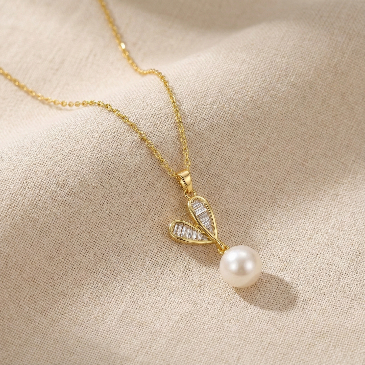 COLGANTE PERLA-CORAZON