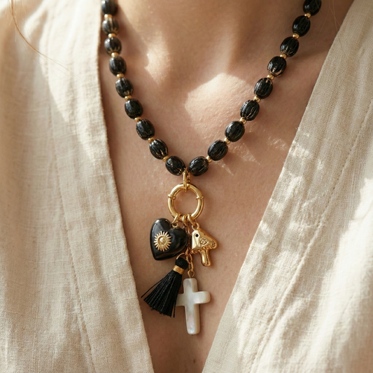 COLGANTE PERLA-NEGRA