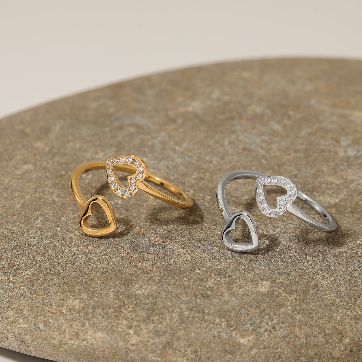 ANILLO DOUBLE HEART