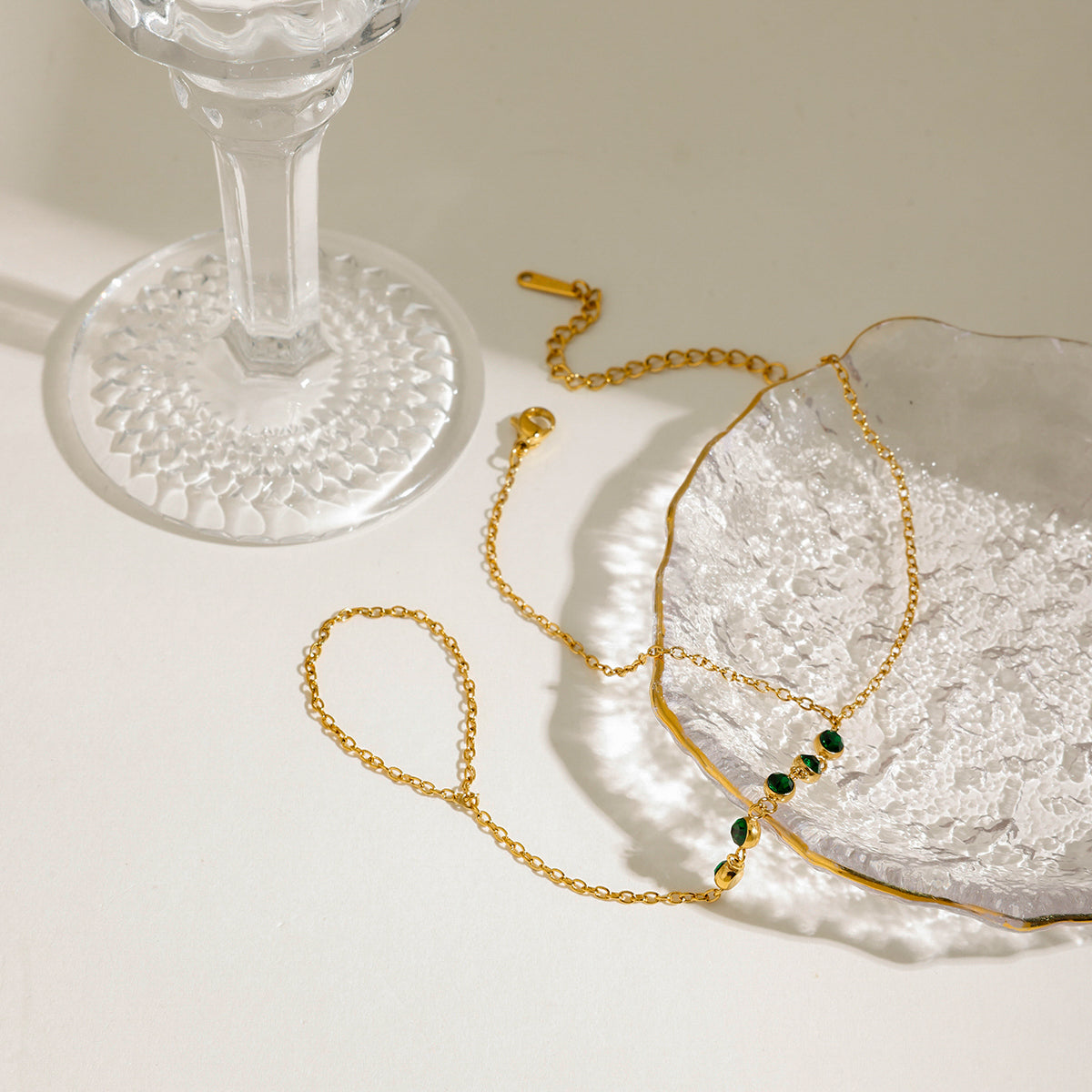 PULSERA GREEN RUBY