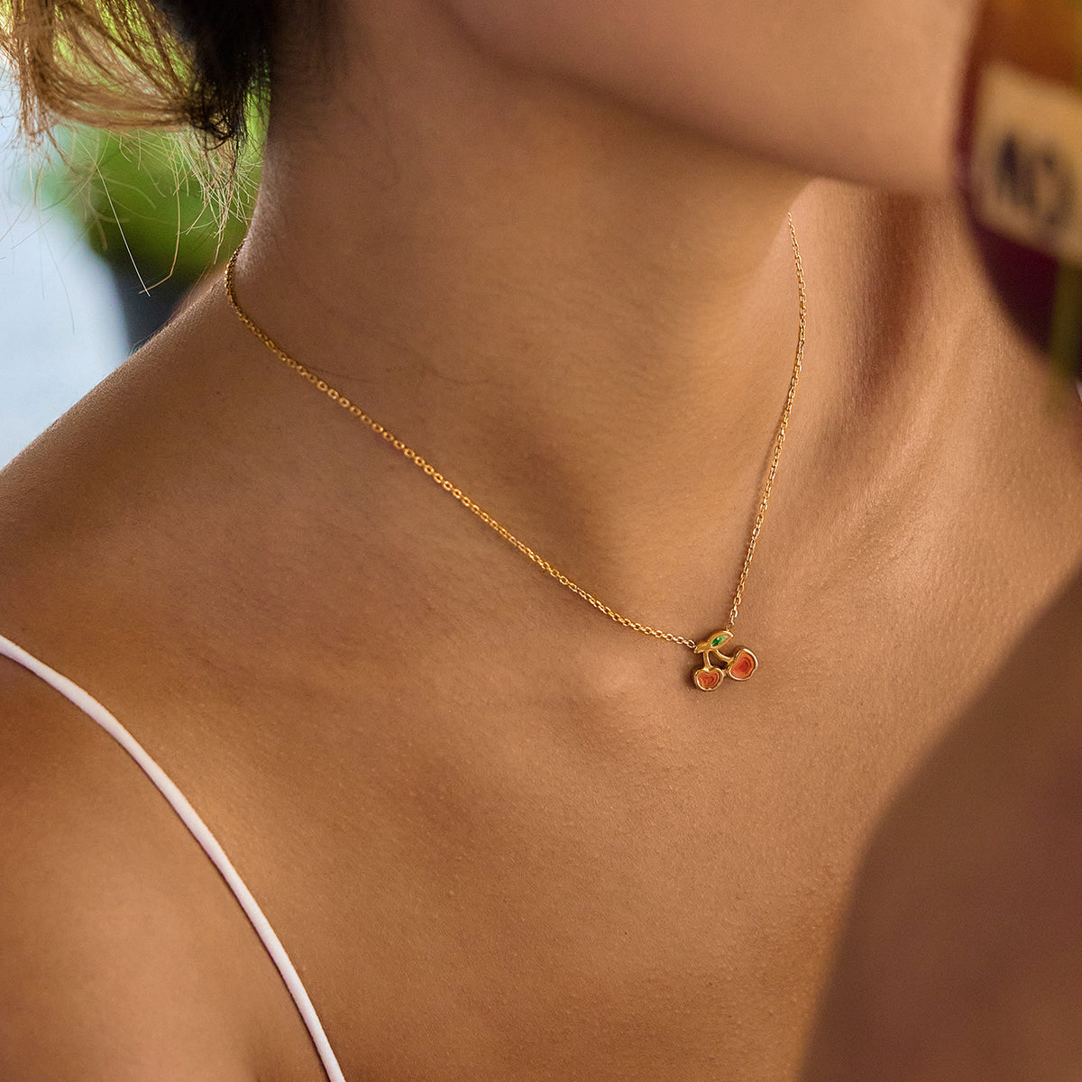 COLGANTE & PENDIENTES CHERRY